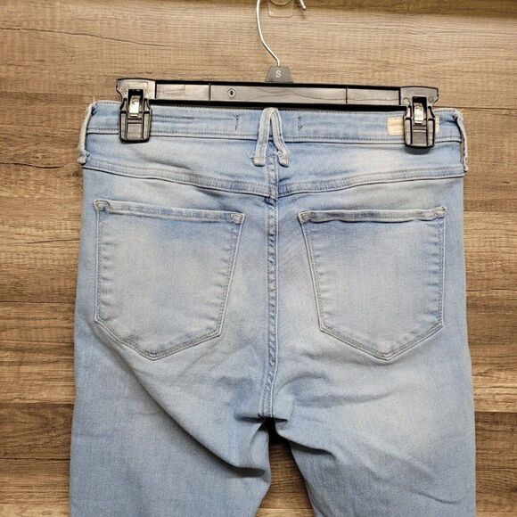 Abercrombie & Fitch Mid Rise Super Skinny Ankle Jeans Blue‎ Light Wash Womens 28 - Picture 10 of 15